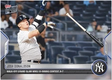 2022 Josh Donaldson Walk-off Ultimate Grand Slam Wins Game Topps Now Card #727