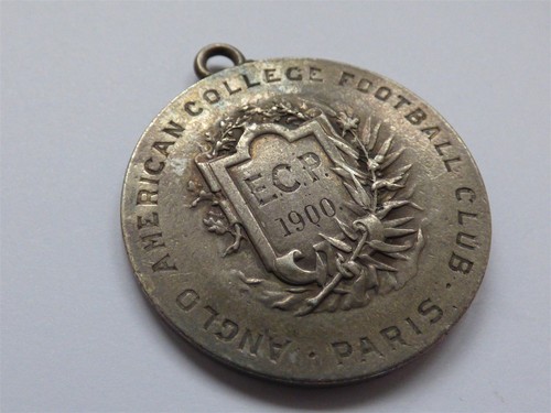 Anglo American College Football Club Paris E.C.P 1900 Silver Medal (myrefnE26) - Picture 5 of 6