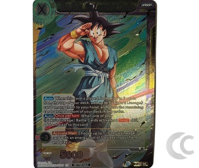 Son Goku, the Legendary Warrior Promo Alt Art Dragonball Super CG Game NM