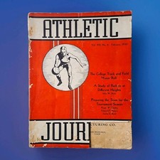 Athletic Journal Sports Magazine 1933 February Athletes