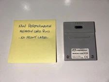 Memory Card Plus Nintendo 64 N64 by Performance (No Label) Tested Nice!