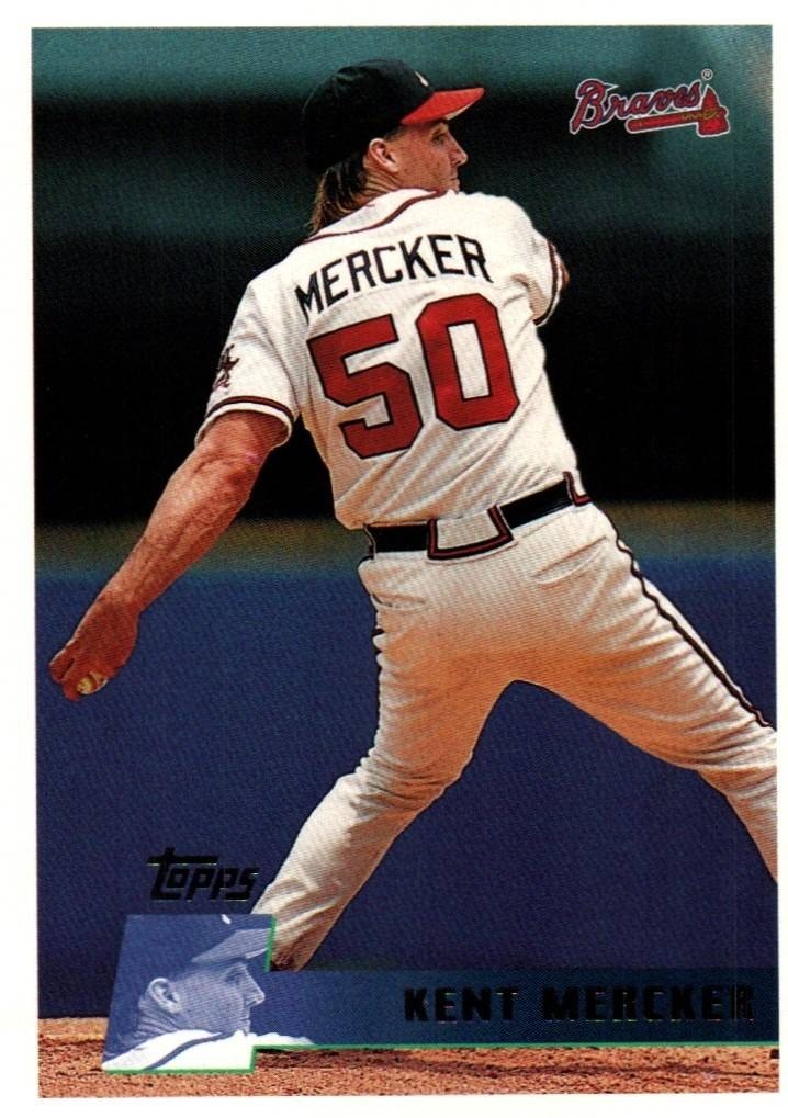 1995 Stadium Club #160 Kent Mercker Virtual Reality