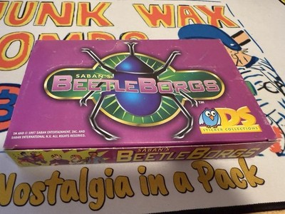 (1) Box With 50 Sealed Packs 1997 Saban Beetle Borgs