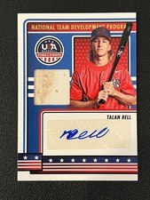 Talan Bell 2023 USA Stars & Stripes Auto Relic NTDP-TB