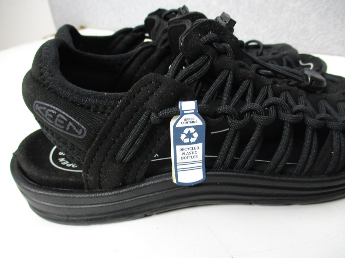 Men’s size 8.5-KEEN Uneek II Open Toe Sport Water Hiking Sandals Black/Black Keen Uneek II Open Toe Sport Sandals Black/Black Mens Sz 8  main image 2