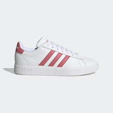 Adidas Women's Grand Court 2.0 Shoes Sneakers for Women - White Pink Strata NWT