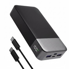 POWER BANK 20000MAH 45W PORTABLE FAST CHARGER EXTERNAL BATTERY FOR MOBILE PHONE