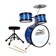 5-Piece Kids / Junior Drum Set 13" bass Drum / Beginner (Standard) /Kids Musi...