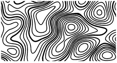 TOPOGRAFIE 2 x BLATT AUFKLEBER GRAFIK DECALS WOHNMOBIL TOPOGRAPHISCH 2 L