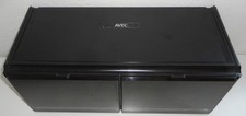 AVEC CD BANK Storage Case Holds 28 CDs Vintage Black Retro
