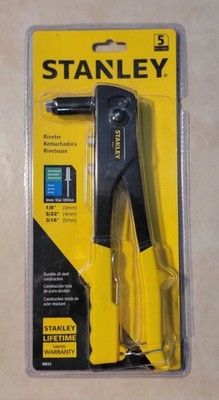 Stanley MR33 Medium Duty Riveter for 3mm 4mm 5mm Rivets OPENED NEW