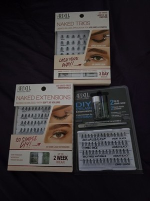 diy eyelash extension 3PK ALL BRAND NEW-UNOPENED PKGS