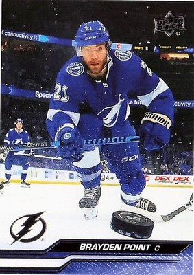 2023-24 Upper Deck #411 Brayden Point Tampa Bay Lightning