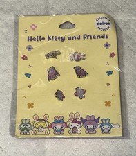 Brand New 3 Pairs Hello Kitty and Friends Claire's Bunny Easter Enamel Earrings