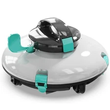 Cordless Robotic Pool Cleaner, Automatic Above Ground Pool Vacuum with 70 Min...
