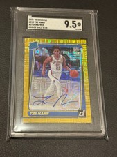 2021-22 Tre Mann Choice Gold Autograph /10 Donruss RC #218 Thunder SGC 9.5 (OBO)
