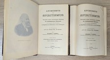 Aksakov Animismo e Spiritismo 1894 2 volumi Pannelli Luminosi Occulti Raro