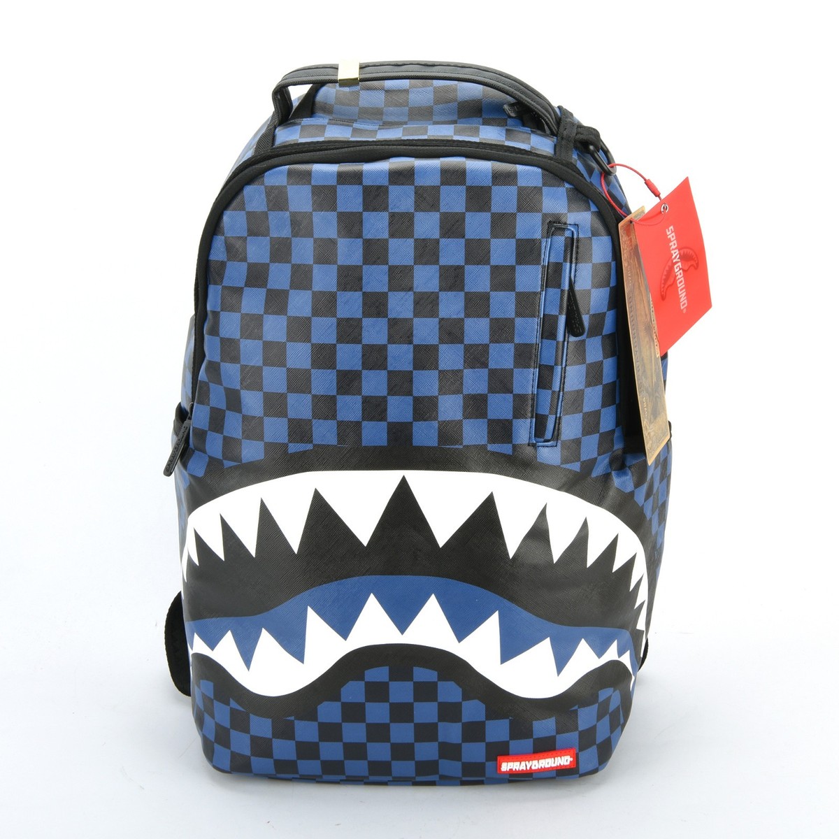SPRAYGROUND バックパック シャーク 限定モデル Sprayground Midnight Magic Shark Leather Bag Backpack Unisex Blue