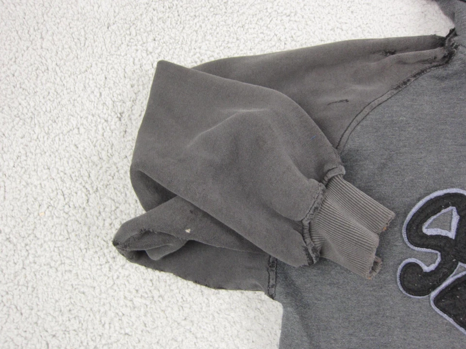 Sudadera con Capucha Southpole De Colección Para Hombre Gris Mediana Sudadera Años 90 Y2K Pullover Polar Foto 4 de 4