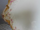Charles F. Haviland Limoges GDA 16.5" Platter Trailing Pink Roses Brushed Gold — photo 3