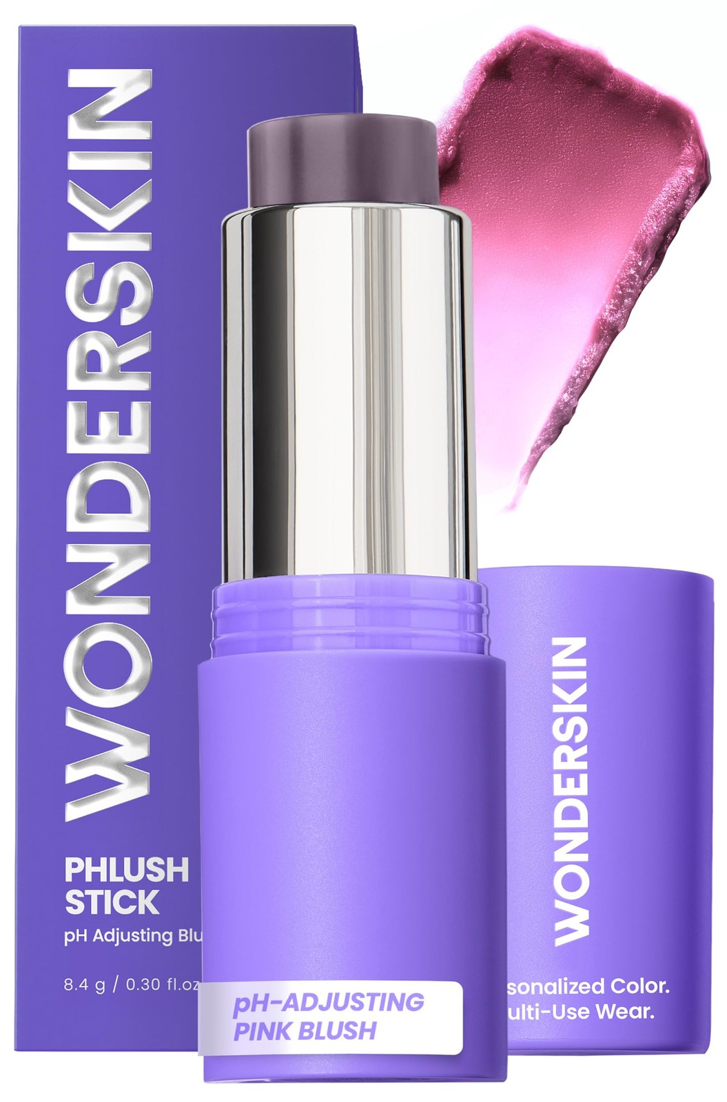 Wonderskin Cream Blush Stick pH Activated pHlush Stick Multi Use Blush for