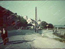 Farbdia Krems Stein an der Donau ehem. Brückenkopf, Eisenbahntunnel 1943 #1301