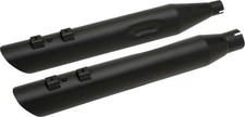 DRAG SPECIALTIES for Harley Davidson MUFFLERS SLIP-ON 3.5" SLASHDOWN BLACK MUFF