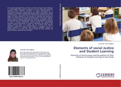 Elements of social Justice and Student Learning Linda M. Fares Sagbini