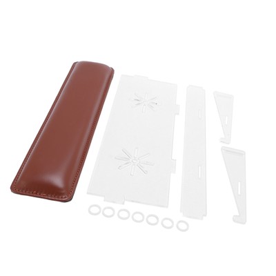 Acrylic Tilted Computer Keyboard Stand For Easy Ergonomic Typing Clear Keyboard