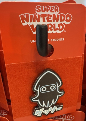 Universal Studios Epic Universe Super Nintendo World Squid Blooper Pin Mario