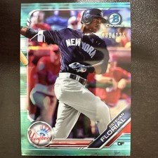 2019 Bowman - Chrome Prospects Aqua Refractor #BCP-74 Estevan Florial /125 (RC)