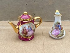 Limoges France Mini Teapot  Water Jug Porcelain