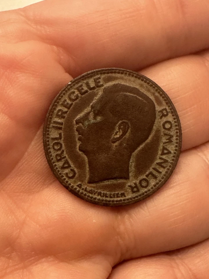 1930 Romania 20 Lei, Carol II Coin, London Mint, Nickel-Brass KM#51 - Image 2 of 4