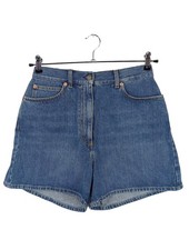 GUCCI Jeansshorts Damen Kurze Hose Gr. DE 36 blau Casual-Look
