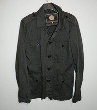 Pretty Green Classic retro sixties Lennon Brown Shirt Shaket  Large 40/41  Oasis