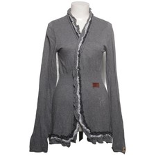 Khujo, Strickjacke, Damen, Größe: XL, LUPINE, Grau, Baumwolle, Einfarbig #TKa