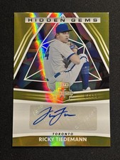 2022 Panini Elite Hidden Gems Ricky Tiedemann #HG-RT Gold Autograph /10 Rookie