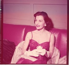 Cyd Charisse Rare Candid 1950's Bare Shoulders Original 2.25 x 2.25 Transparency