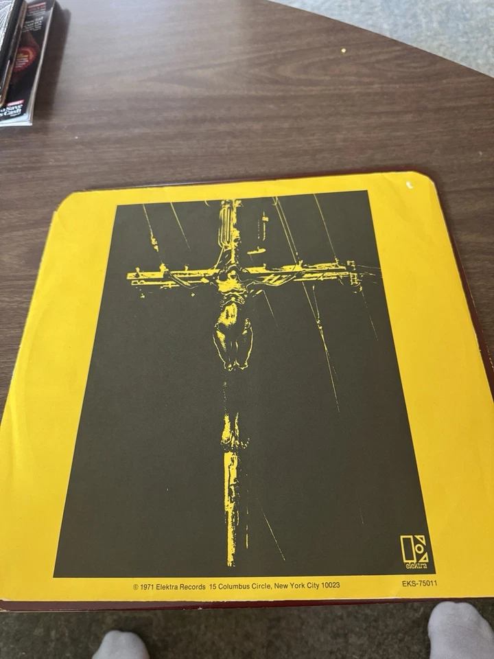 The Doors L.A. Woman 1st Press Die-Cut Cover W Banned Inner Sleeve  Hype Stkr! - Image 4 of 4