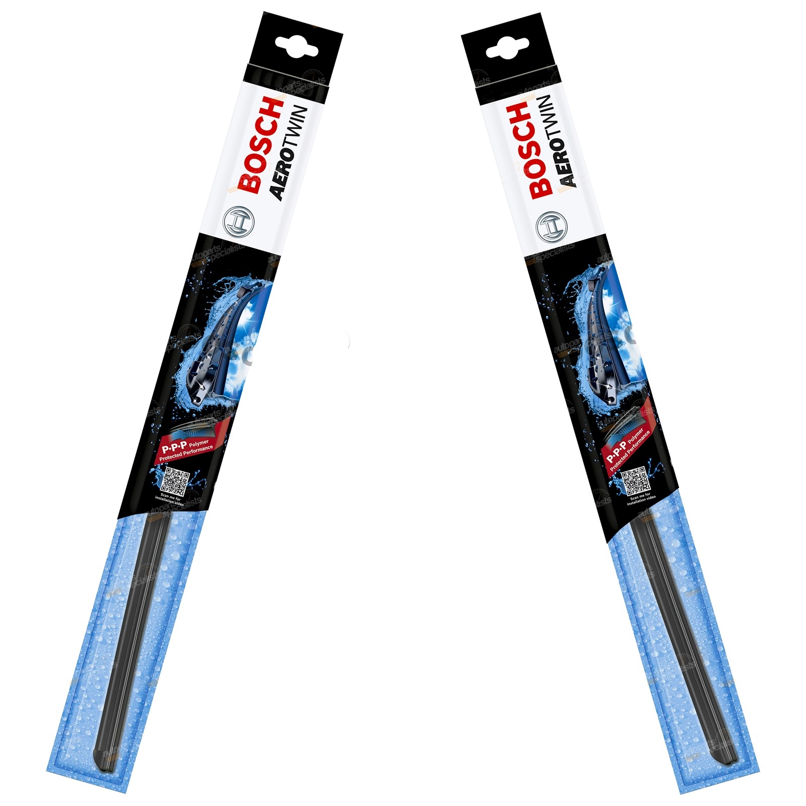 Bosch Aerotwin Wiper Blades Front Set for Nissan Pulsar N15 1.6L 2.0L 1995-2000