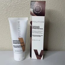 Volition Chocolate Macadamia Hydrating Mask 2oz/60ml Sealed $48 New