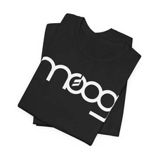 MOOG Synthesizer Logo T-Shirt Unisex EDM DJ Music Graphic Tee S–5XL