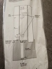 Cane Bolt 5/8" X 18" Black
