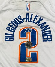 Shai Gilgeous-Alexander Signed Jersey With COA (202305) (Thunder)