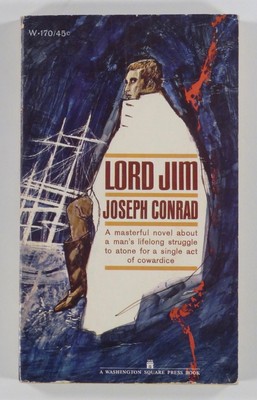 1964 Joseph Conrad LORD JIM classic novel Washington Square pb edition