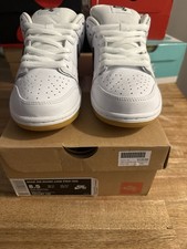 Nike SB Dunk Low Orange Label White Black 2019 Size: US M 8.5
