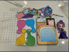 CHIBI -Hand-Cut K-Pop Demon Hunter Huntrix Quiet-BUSY Book  Laminated  Pre-Cut