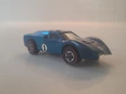 1967 Hot Wheels Redline Ford J-Car Spectraflame Blue US Cast Playworn #1