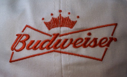 Gorra Chase Authentics Drivers Line Budweiser Nascar #8 Dale Jr Blanca Roja Nueva con etiquetas - Imagen 3 de 8