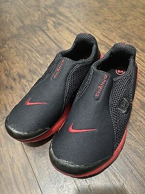 VINTAGE Nike Air Presto Chanjo Plus XS (size 8 -9) 104299 061 Black Red BRED